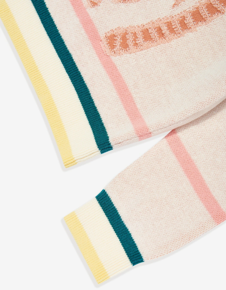 Girls Ottie Jacquard Sweater in Multicolour