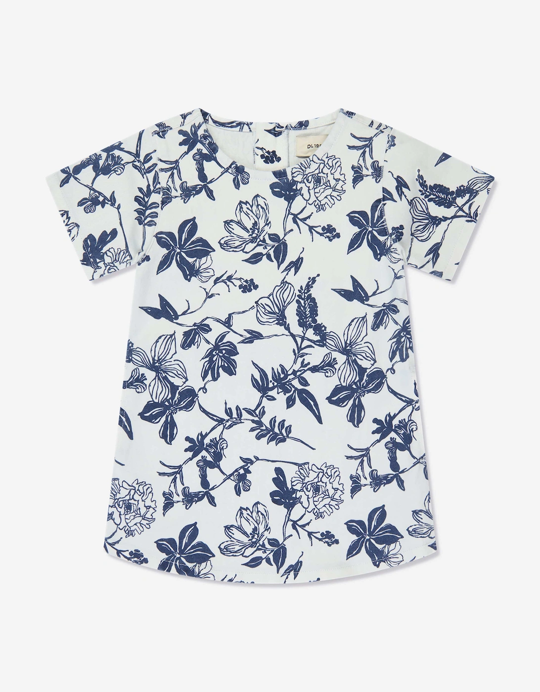 Girls Floral Kiki Dress in White, 5 of 4