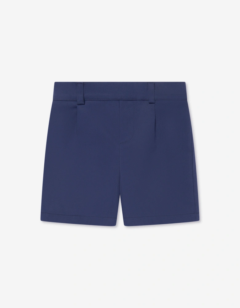 Baby Boys Logo Romper in Navy
