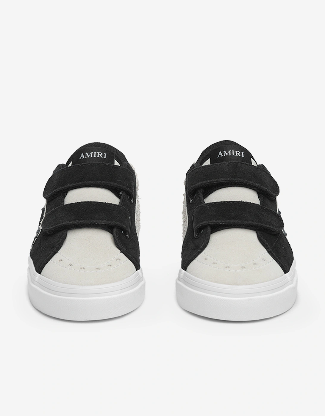 Kids Leather Sunset Skate Low Trainers in Black