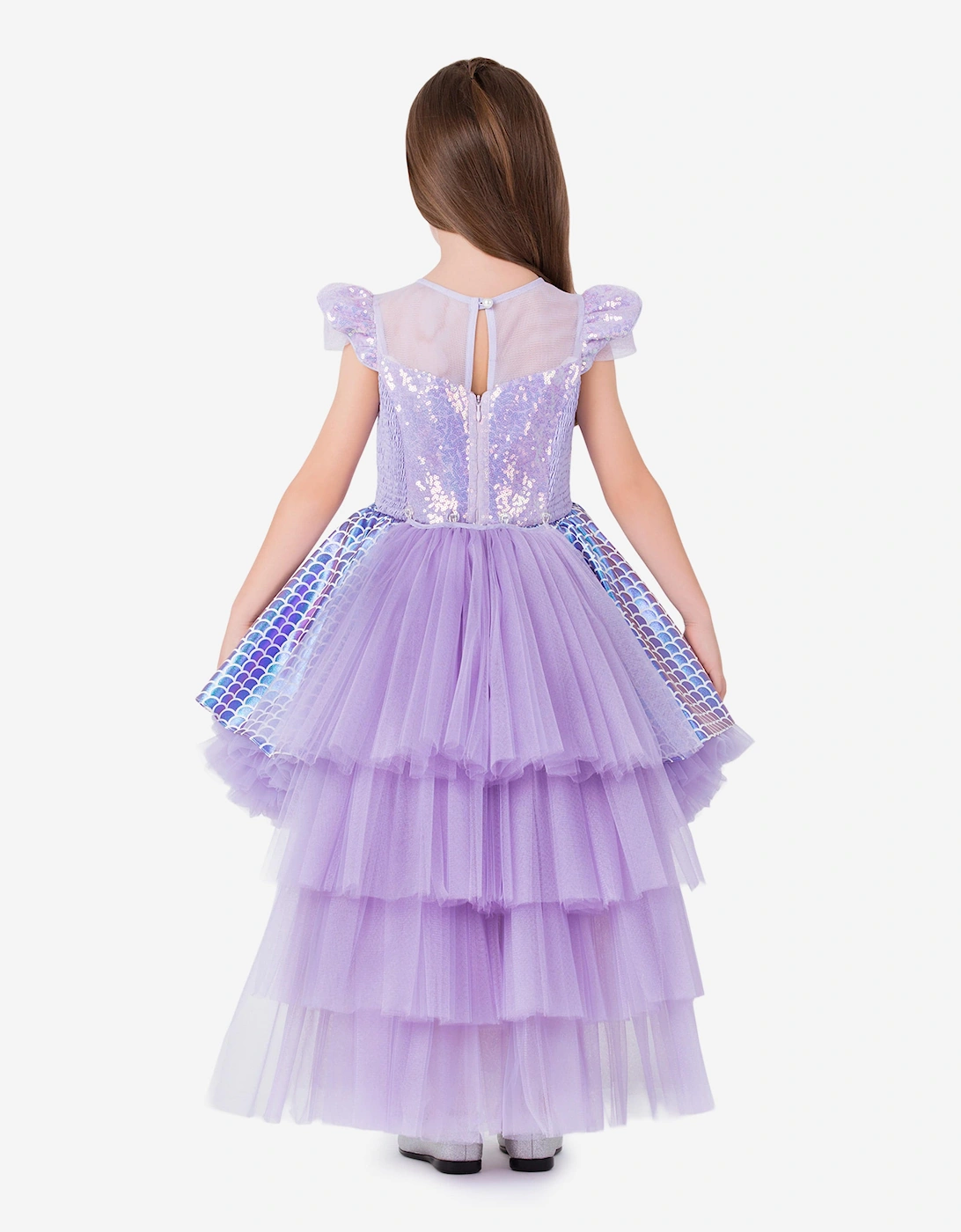 Girls Mermaid Costume in Purple