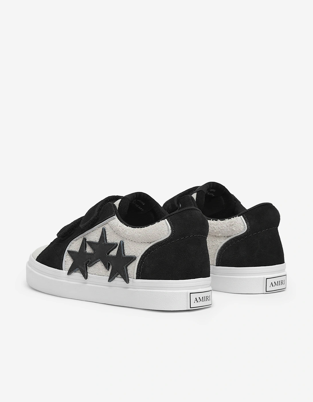 Kids Leather Sunset Skate Low Trainers in Black