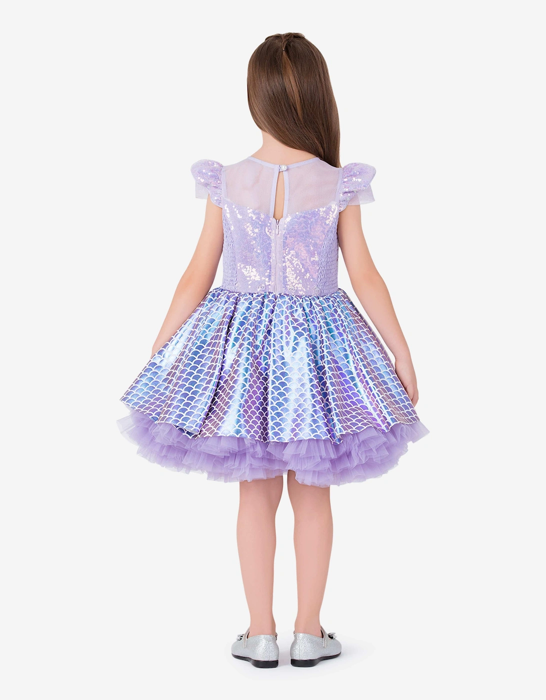 Girls Mermaid Costume in Purple