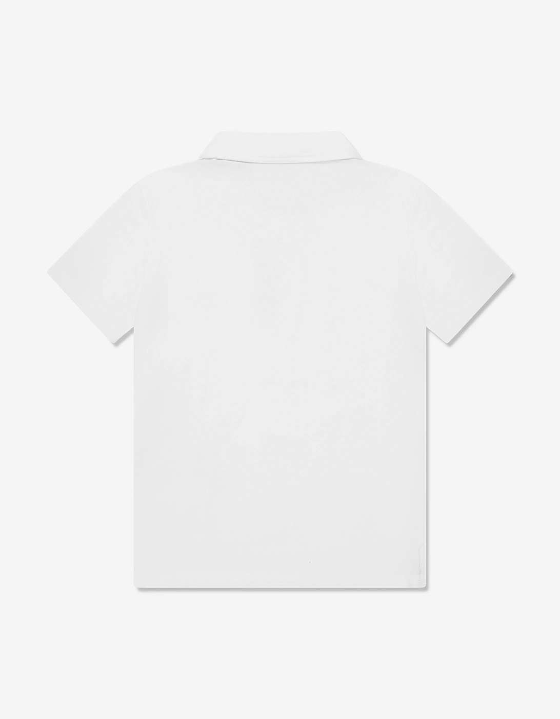 Boys Logo Polo Shirt in White