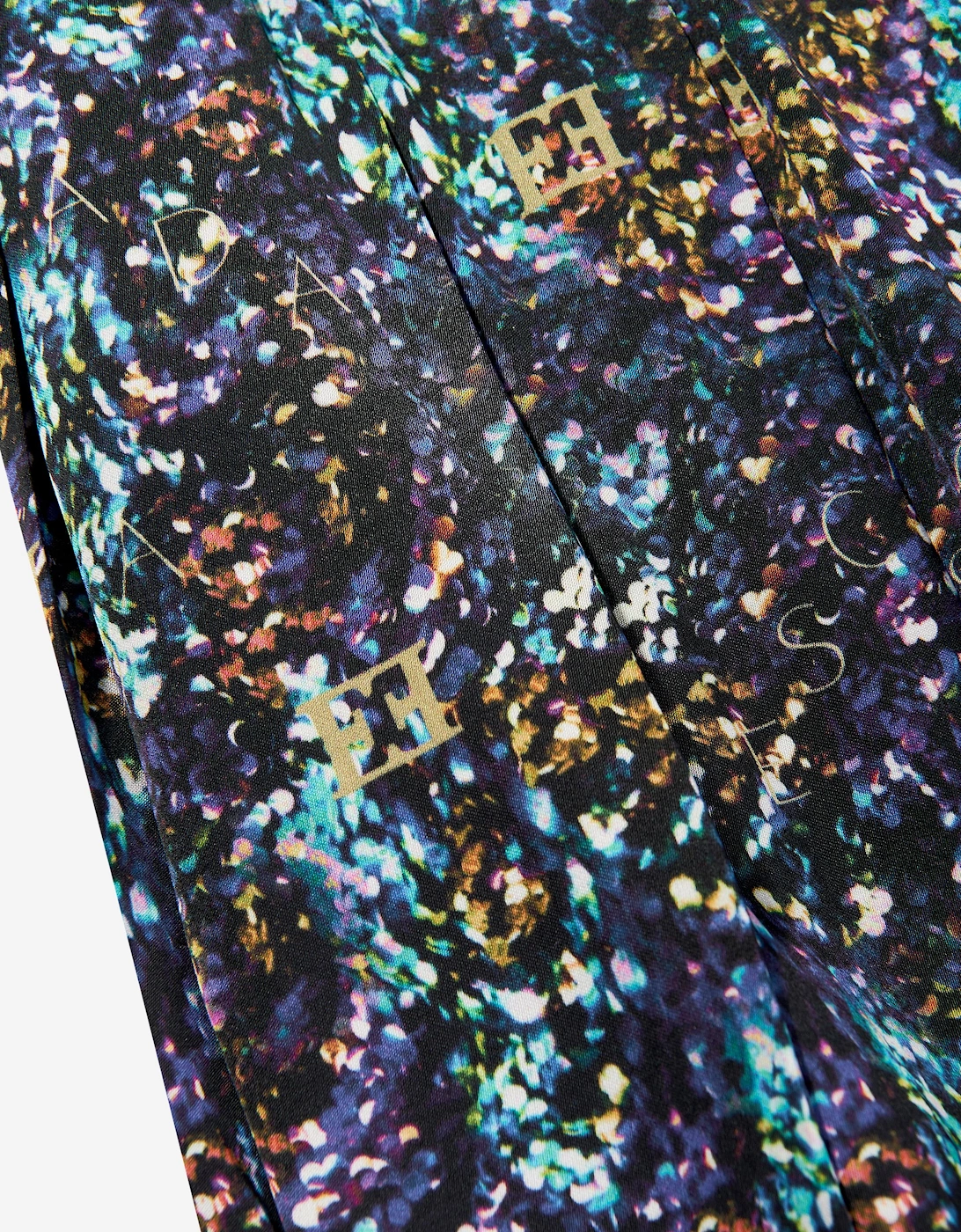 Girls Printed Skirt in Navy
