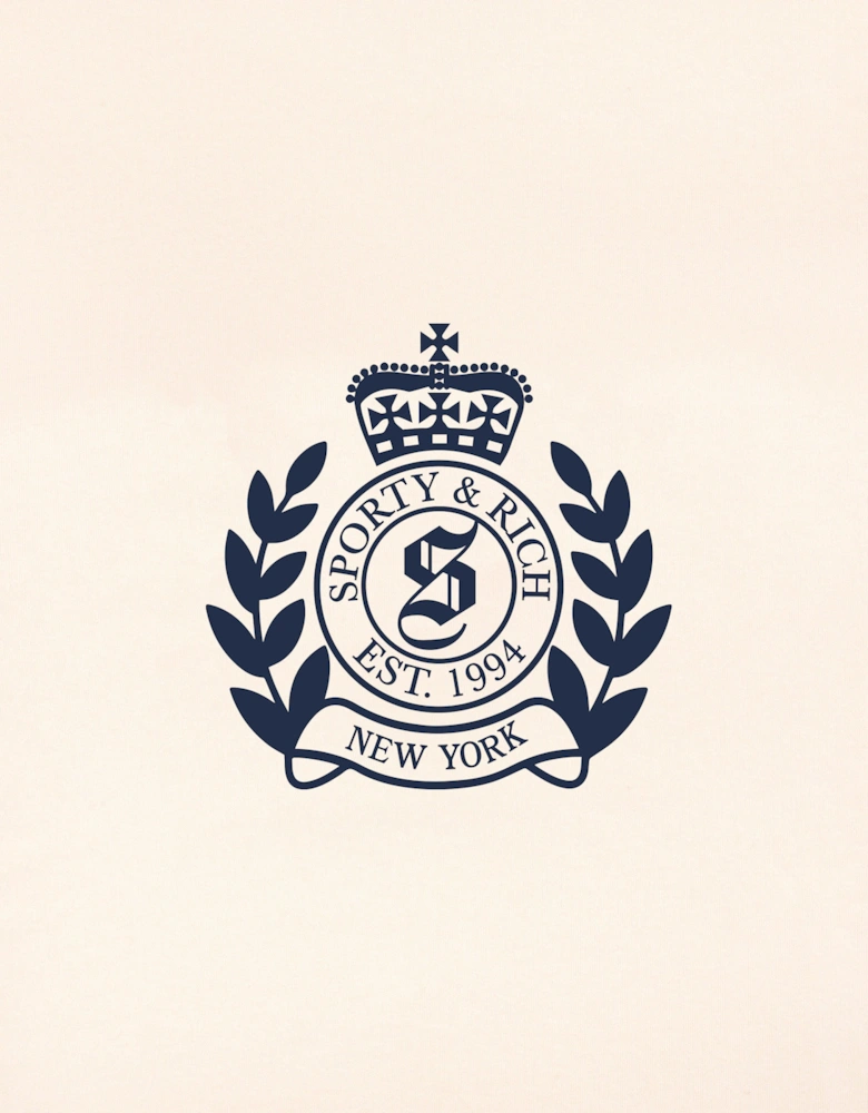 Kids H&W Crest Sweatshirt in Ivory