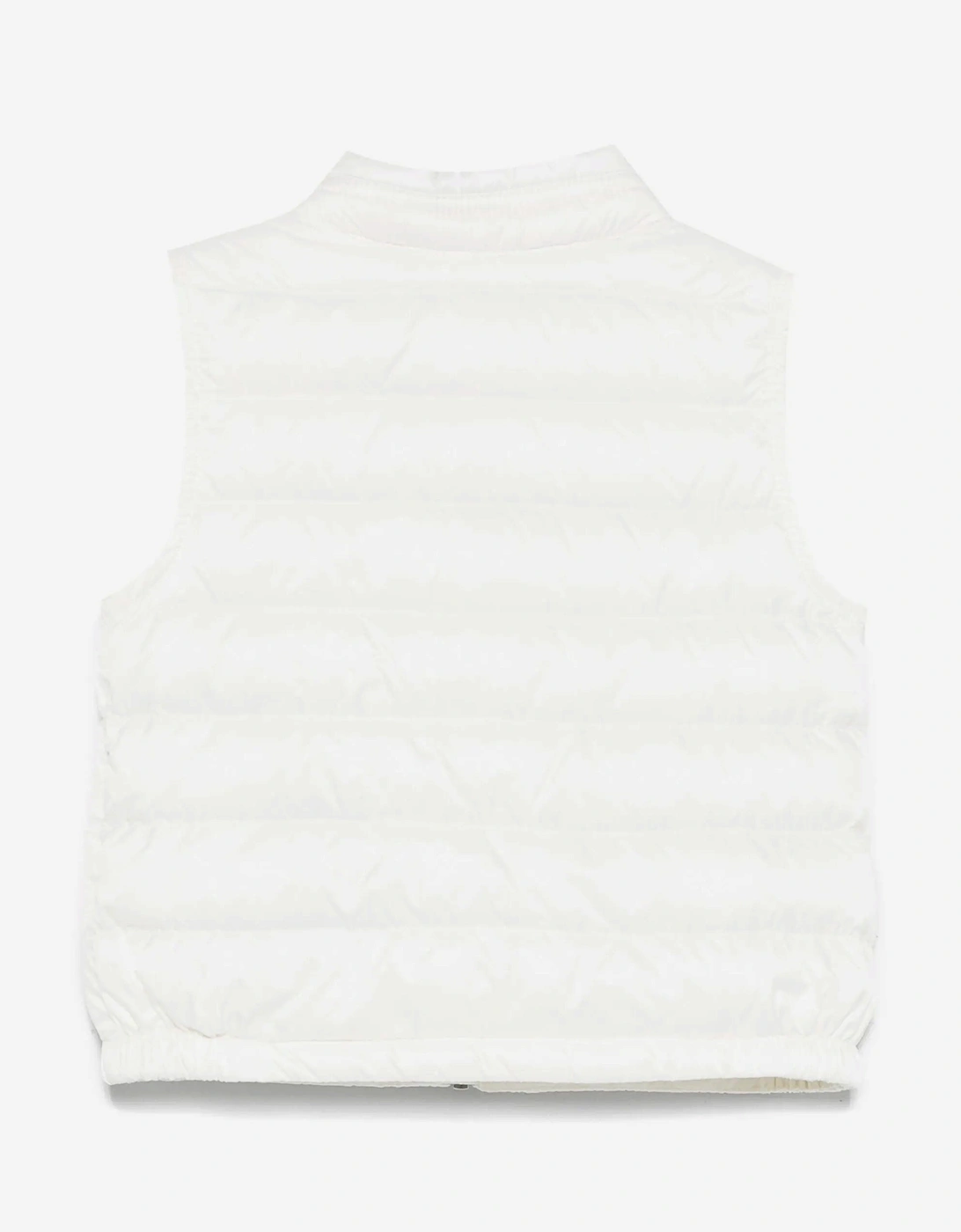 Baby Boys Down Padded New Amaury Gilet in Ivory
