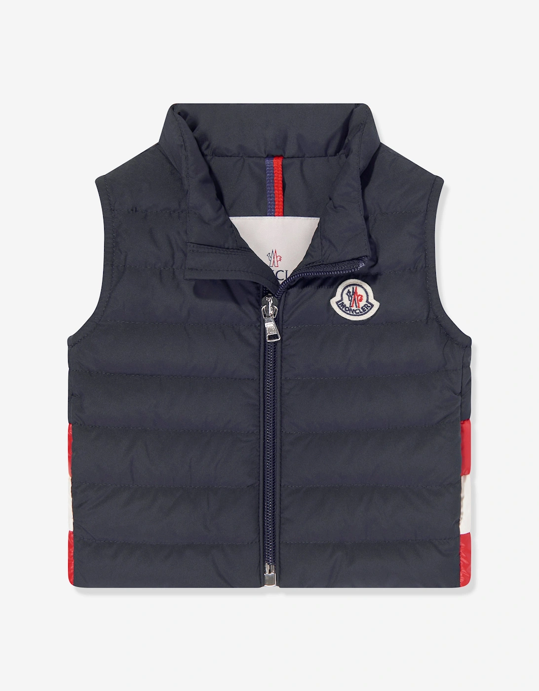 Baby Boys Down Padded Cliff Gilet in Red, 5 of 4