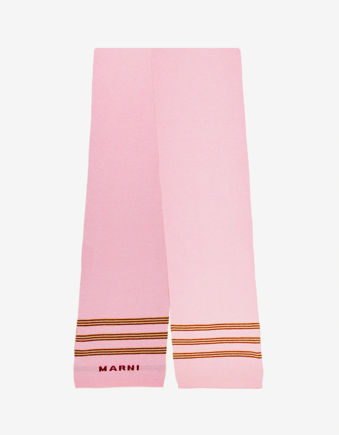 Kids Striped Logo Scarf in Pink, 4 of 3