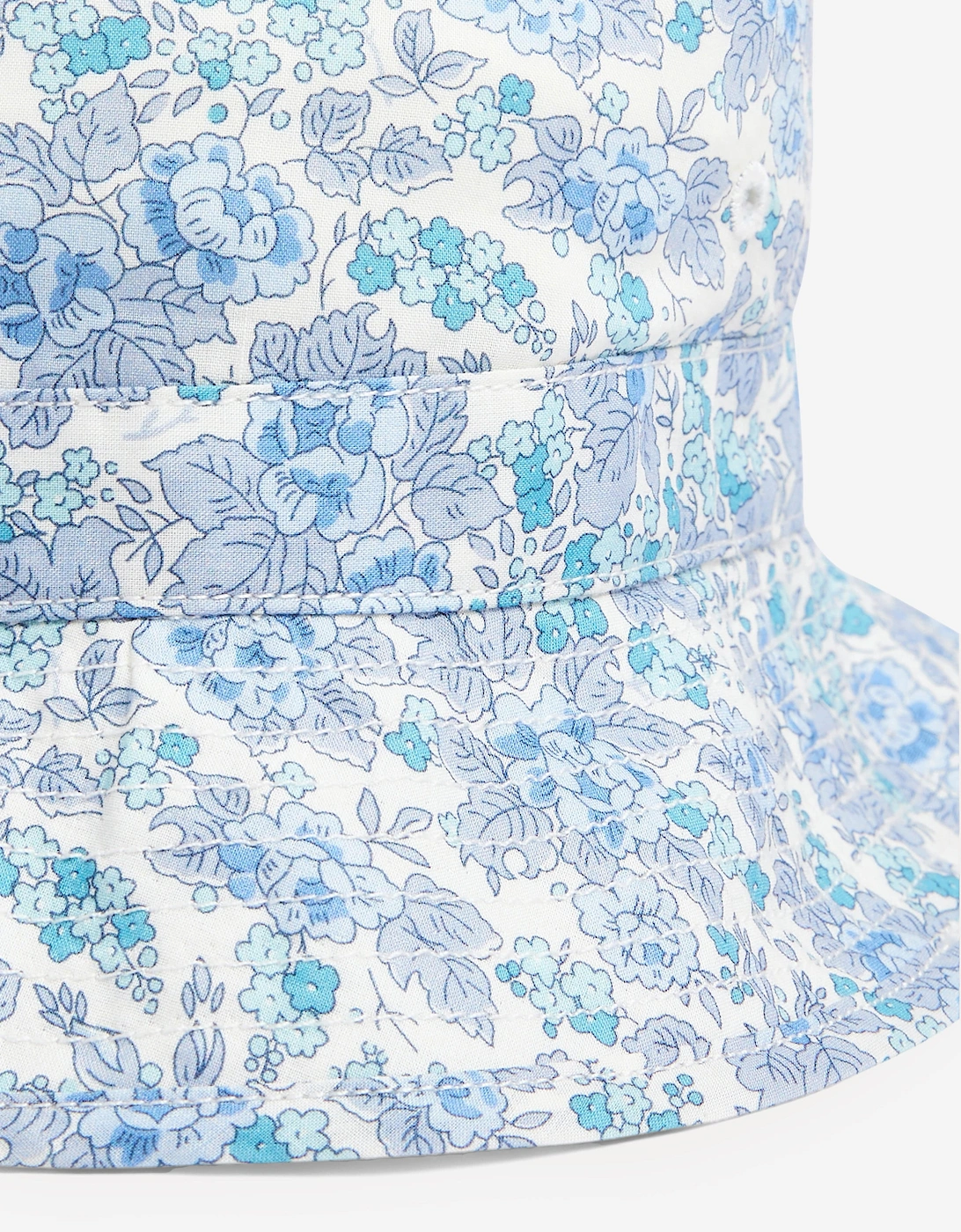 Baby Floral Piob Hat in Blue