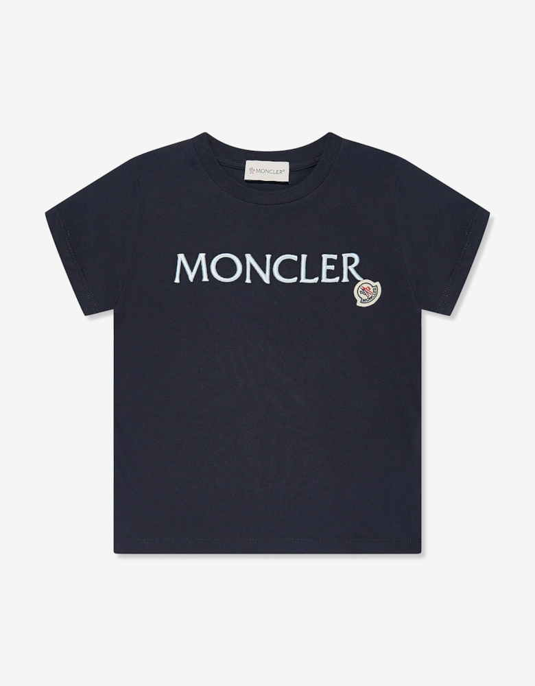 Enfant Boys Logo T-Shirt in Navy