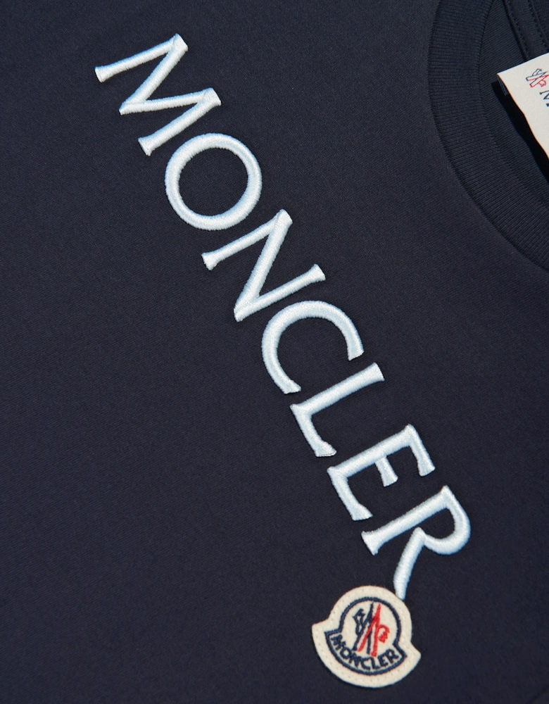 Enfant Boys Logo T-Shirt in Navy