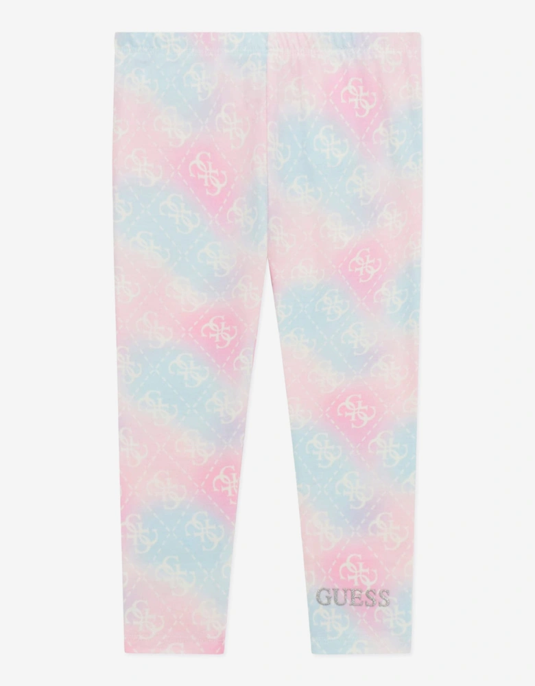Girls Logo Leggings in Multicolour