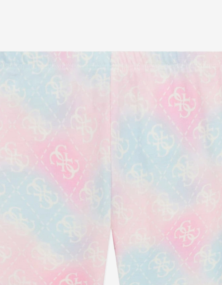Girls Logo Leggings in Multicolour