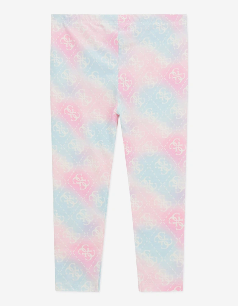Girls Logo Leggings in Multicolour