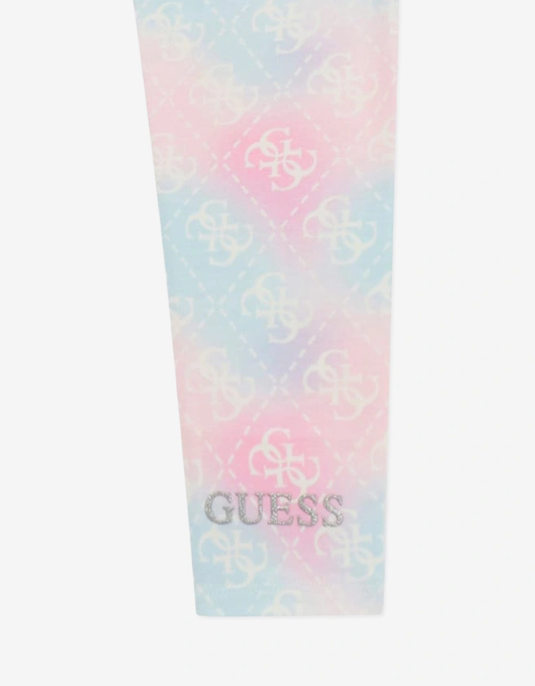 Girls Logo Leggings in Multicolour