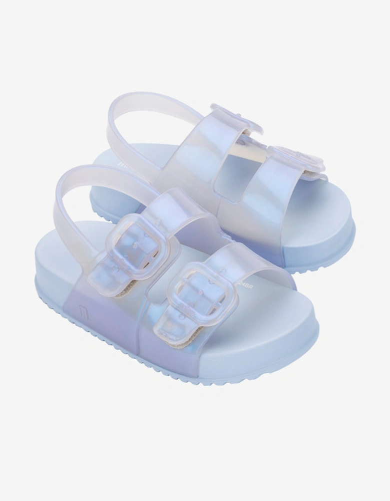 Girls Cozy Sandals in Blue