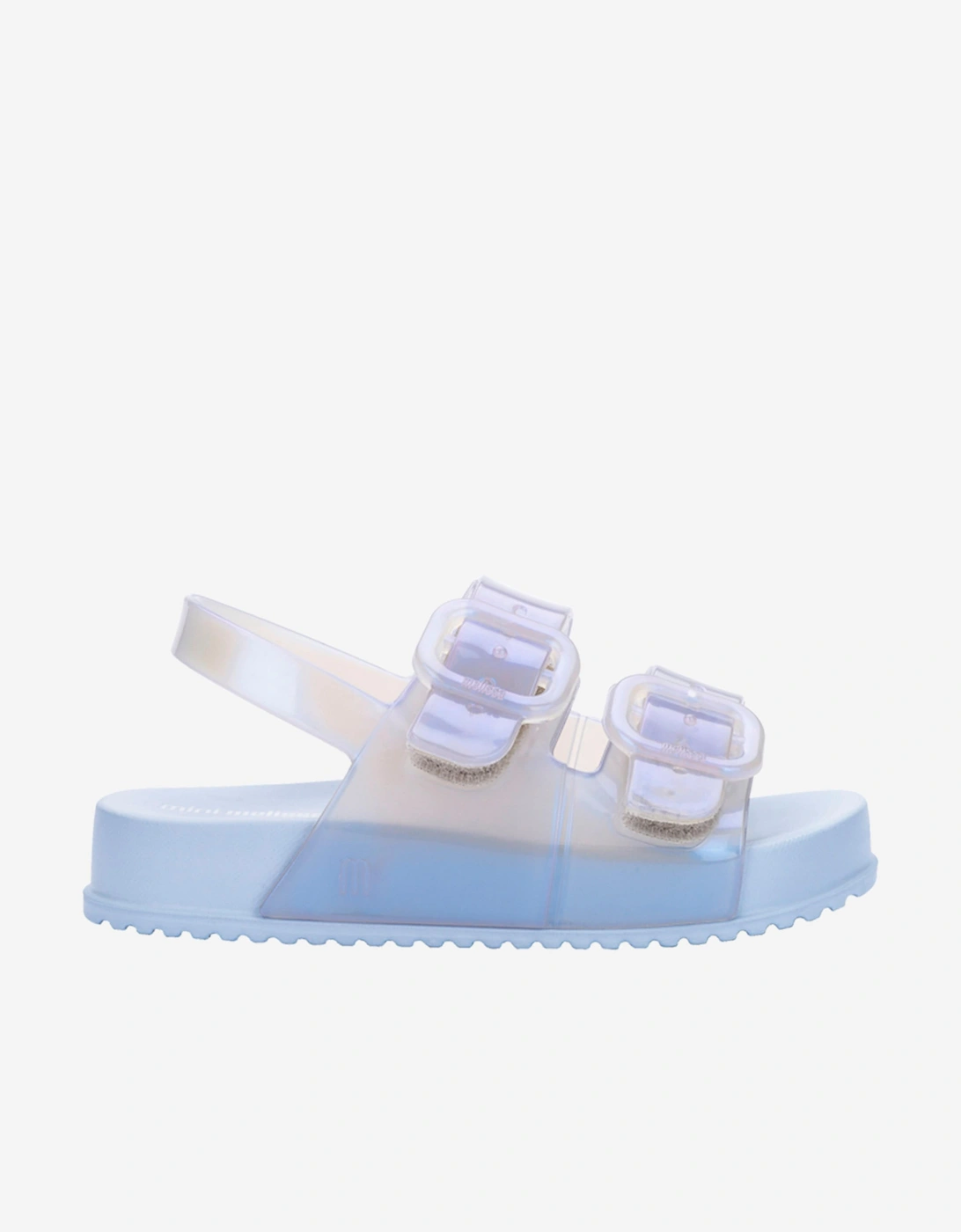 Girls Cozy Sandals in Blue, 5 of 4
