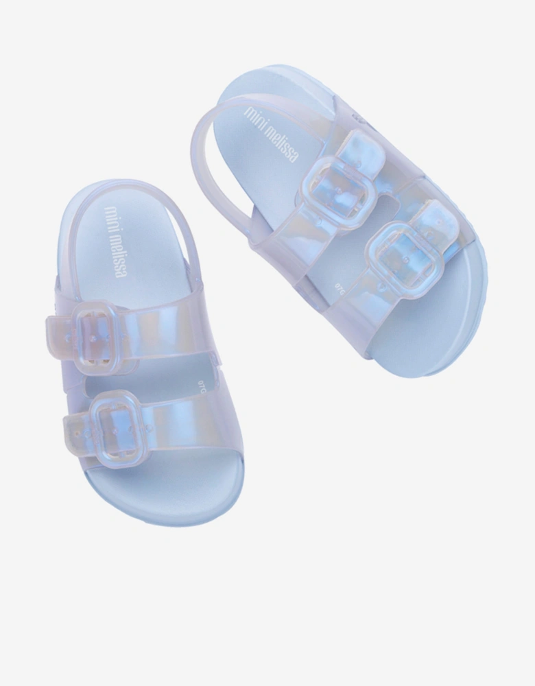 Girls Cozy Sandals in Blue