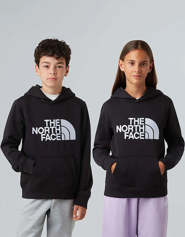 Kids Drew Peak Hoodie in Black