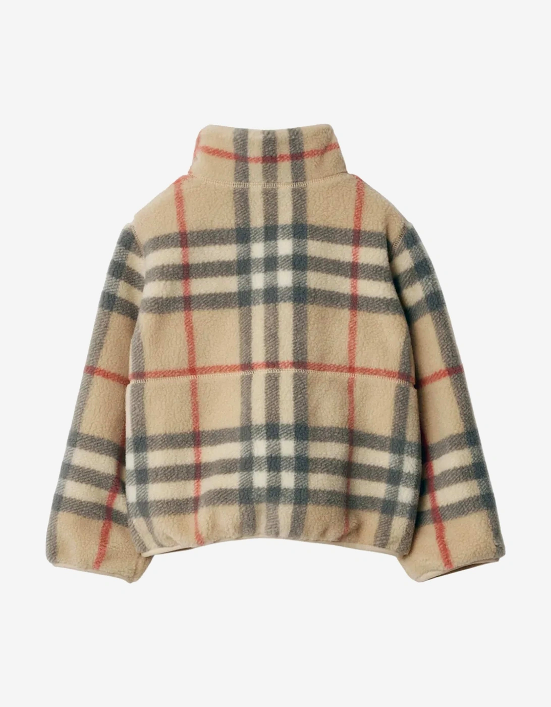 Boys Check Brian Jacket in Beige