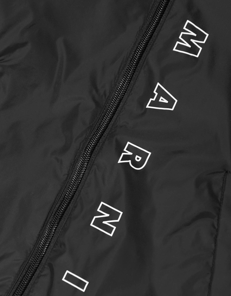 Kids Logo Zip Up Jacket in Black