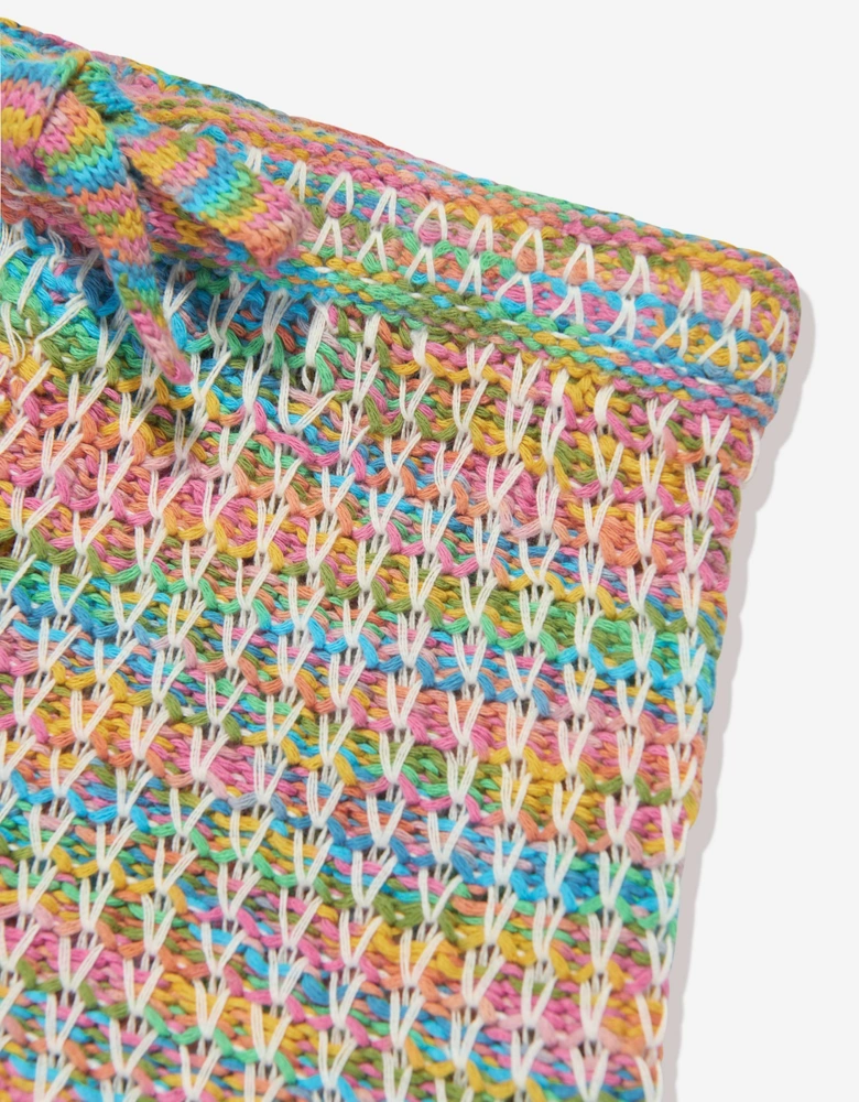 Girls August Textured Knit Shorts in Multicolour