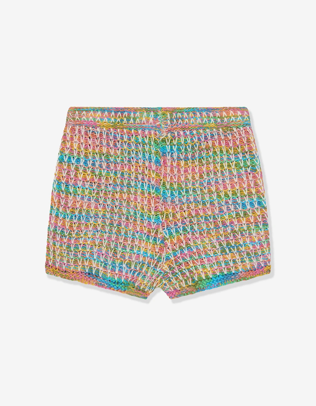 Girls August Textured Knit Shorts in Multicolour