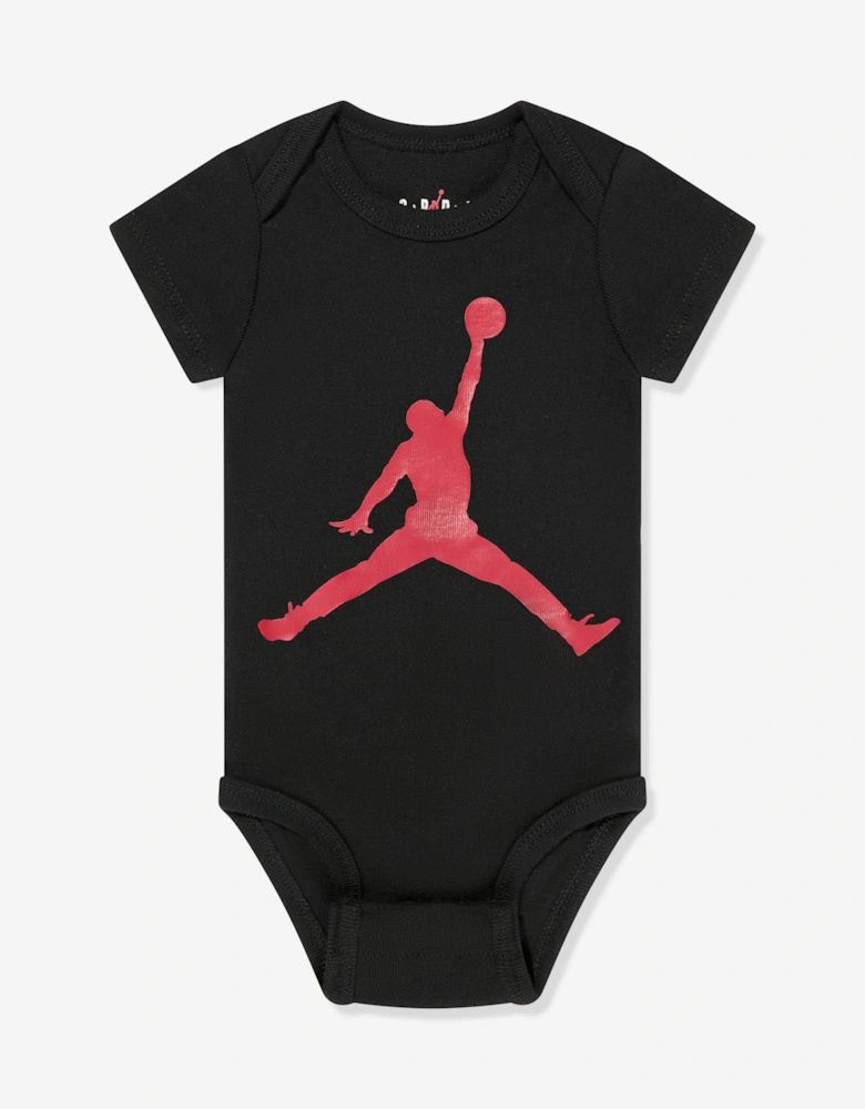 Jordan Baby 5 Piece Bodysuit Set in Red