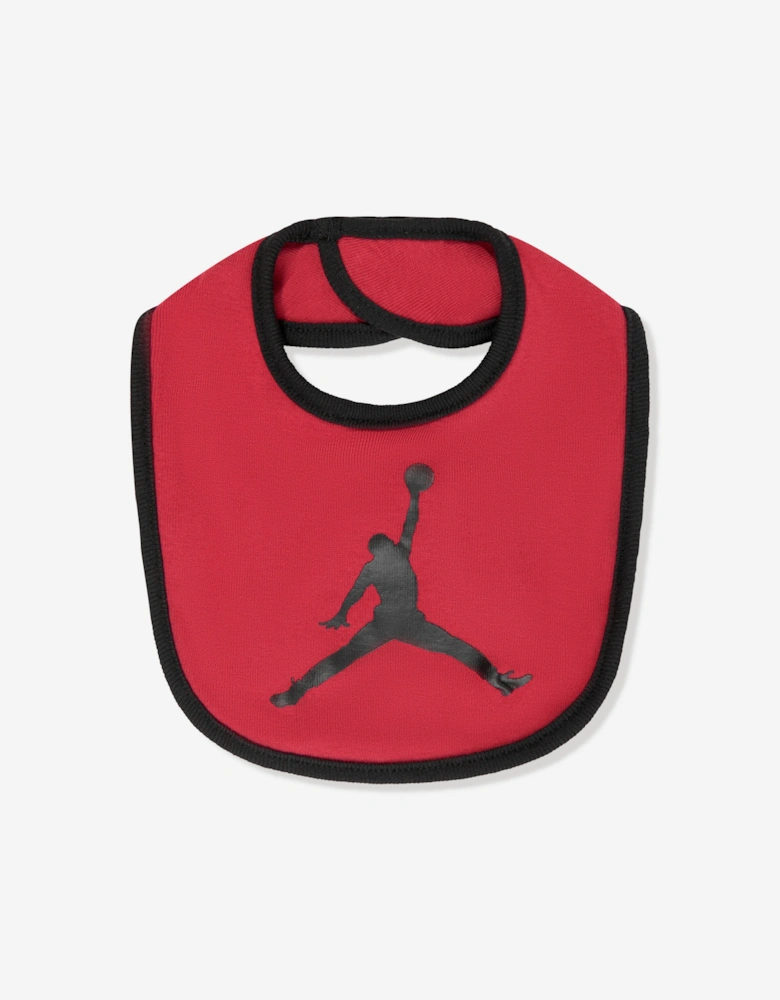 Jordan Baby 5 Piece Bodysuit Set in Red