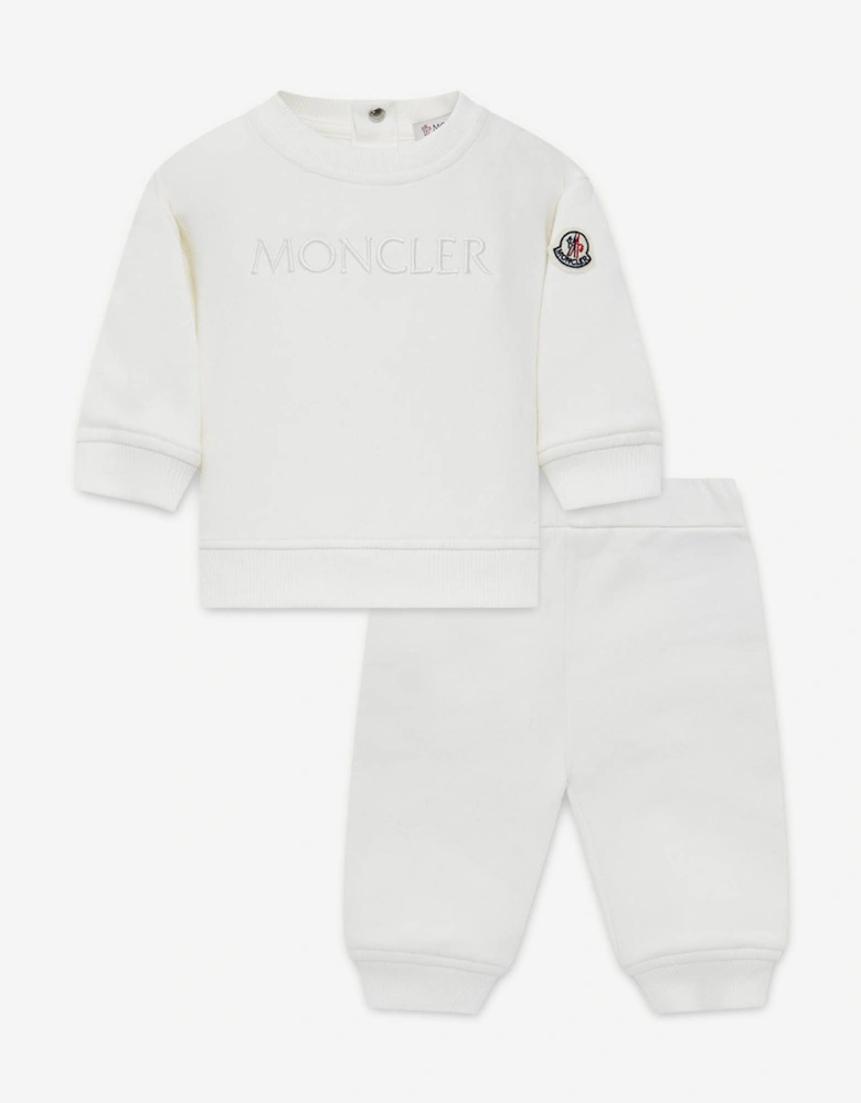 Baby Logo Tracksuit in Ivory