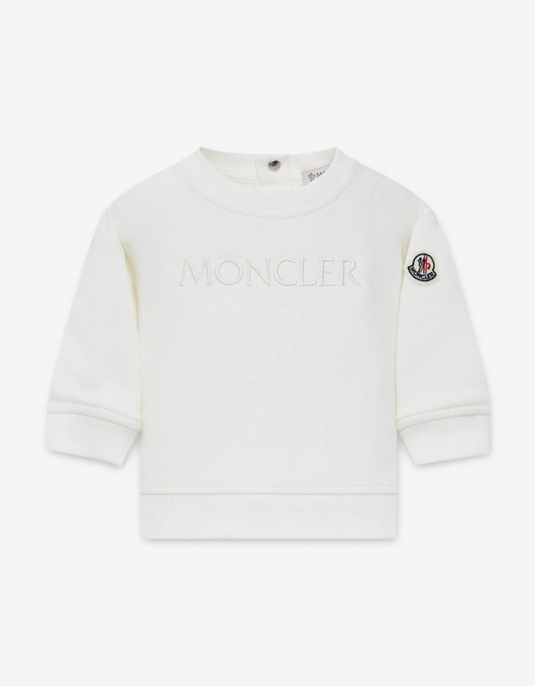 Baby Logo Tracksuit in Ivory