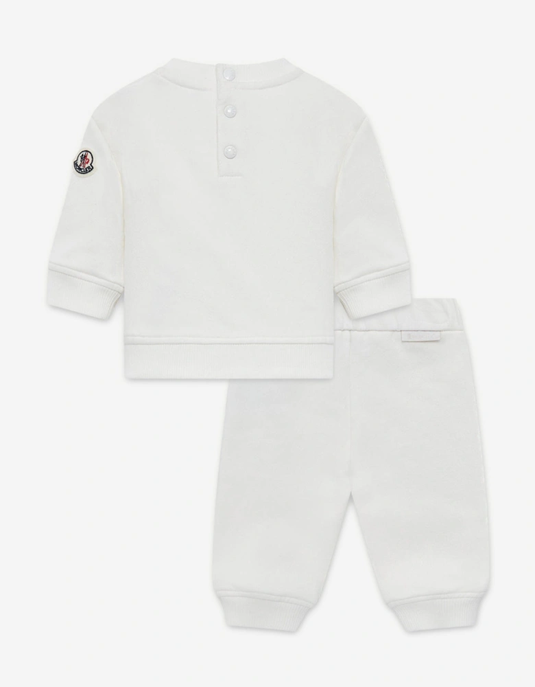Baby Logo Tracksuit in Ivory