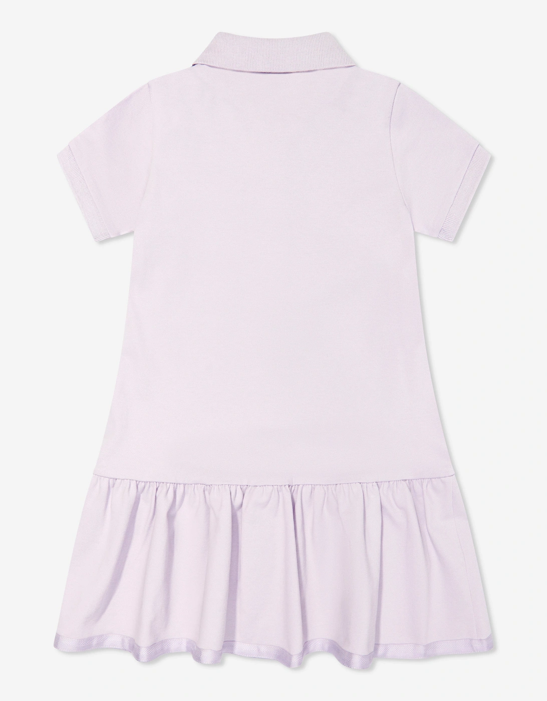 Enfant Girls Logo Polo Dress in Purple