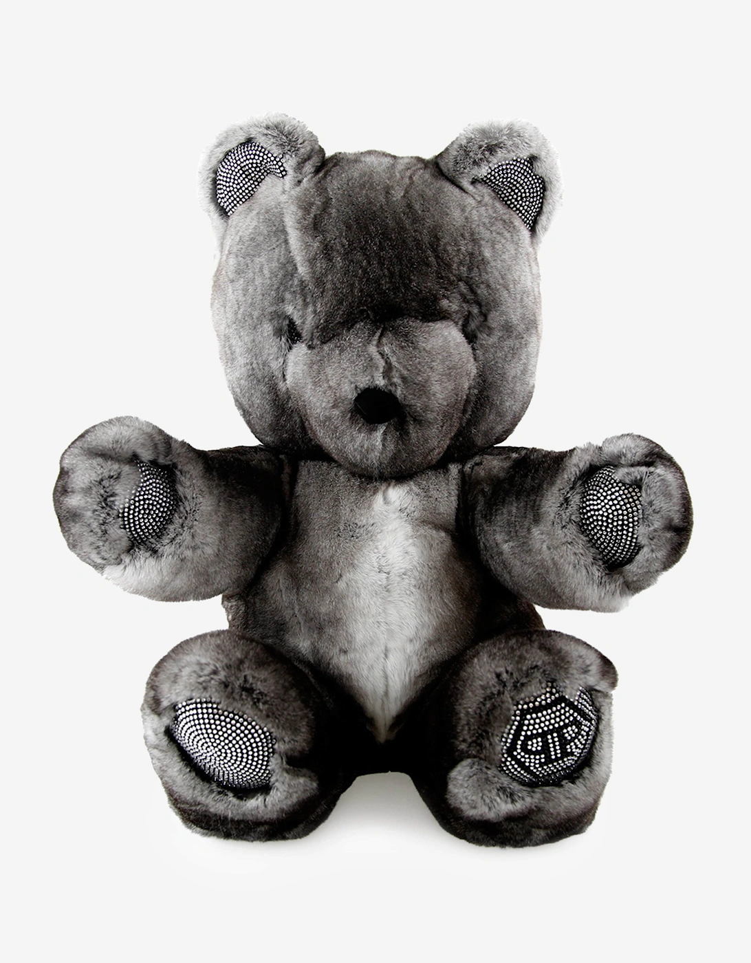 Girl's Philipp Plein Unisex Teddy Bear - Grey - Size: ONE size,