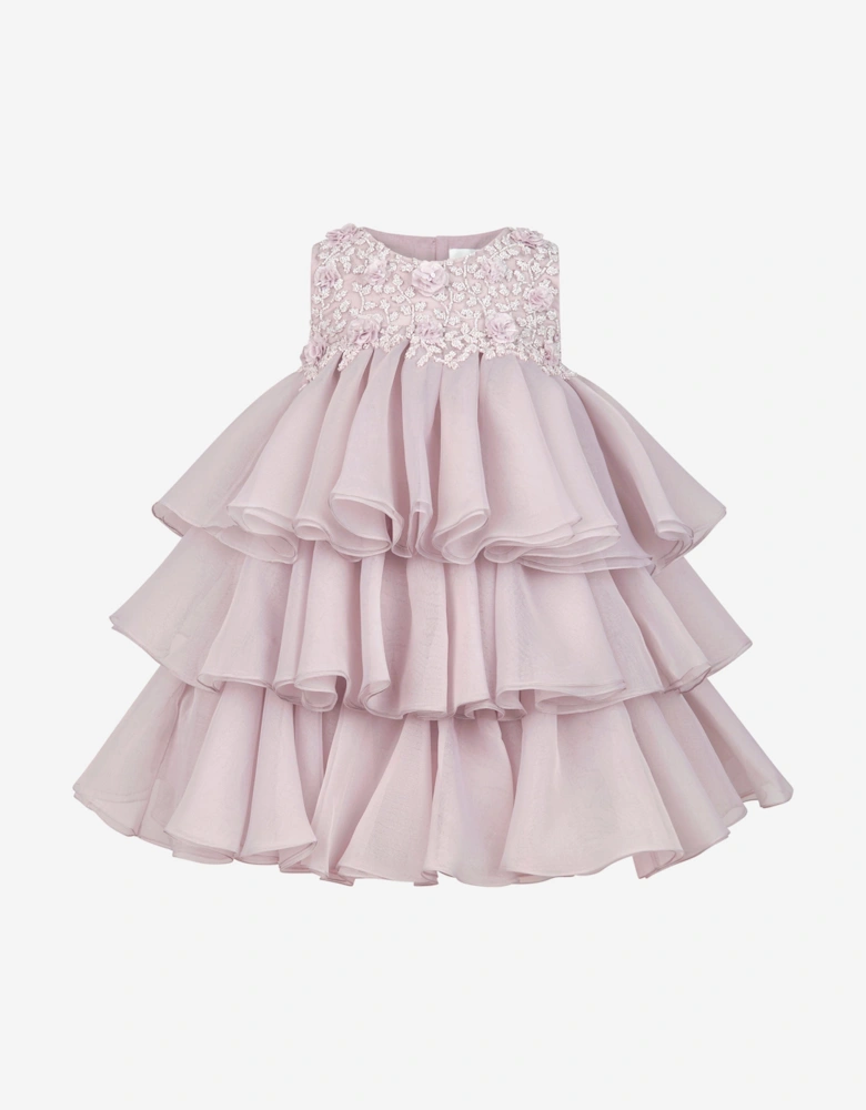 Girls Lumi Dress in Misty Lavender