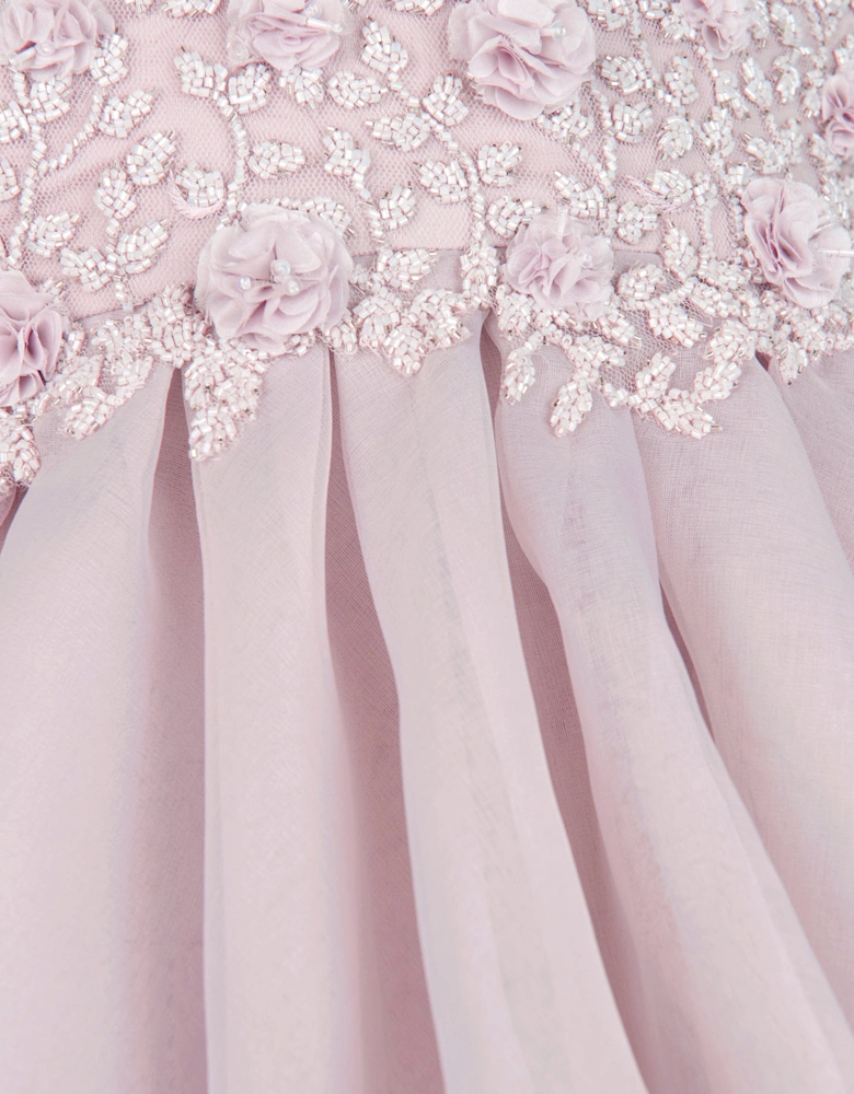 Girls Lumi Dress in Misty Lavender