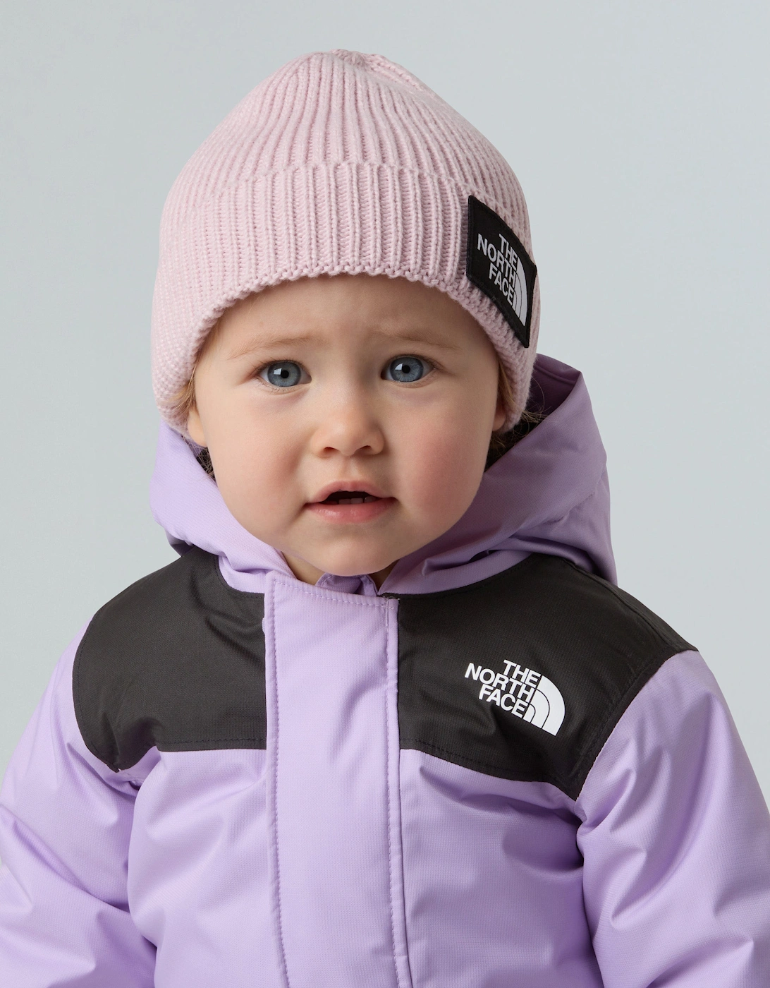 Baby Girls Logo Box Beanie Hat in Pink
