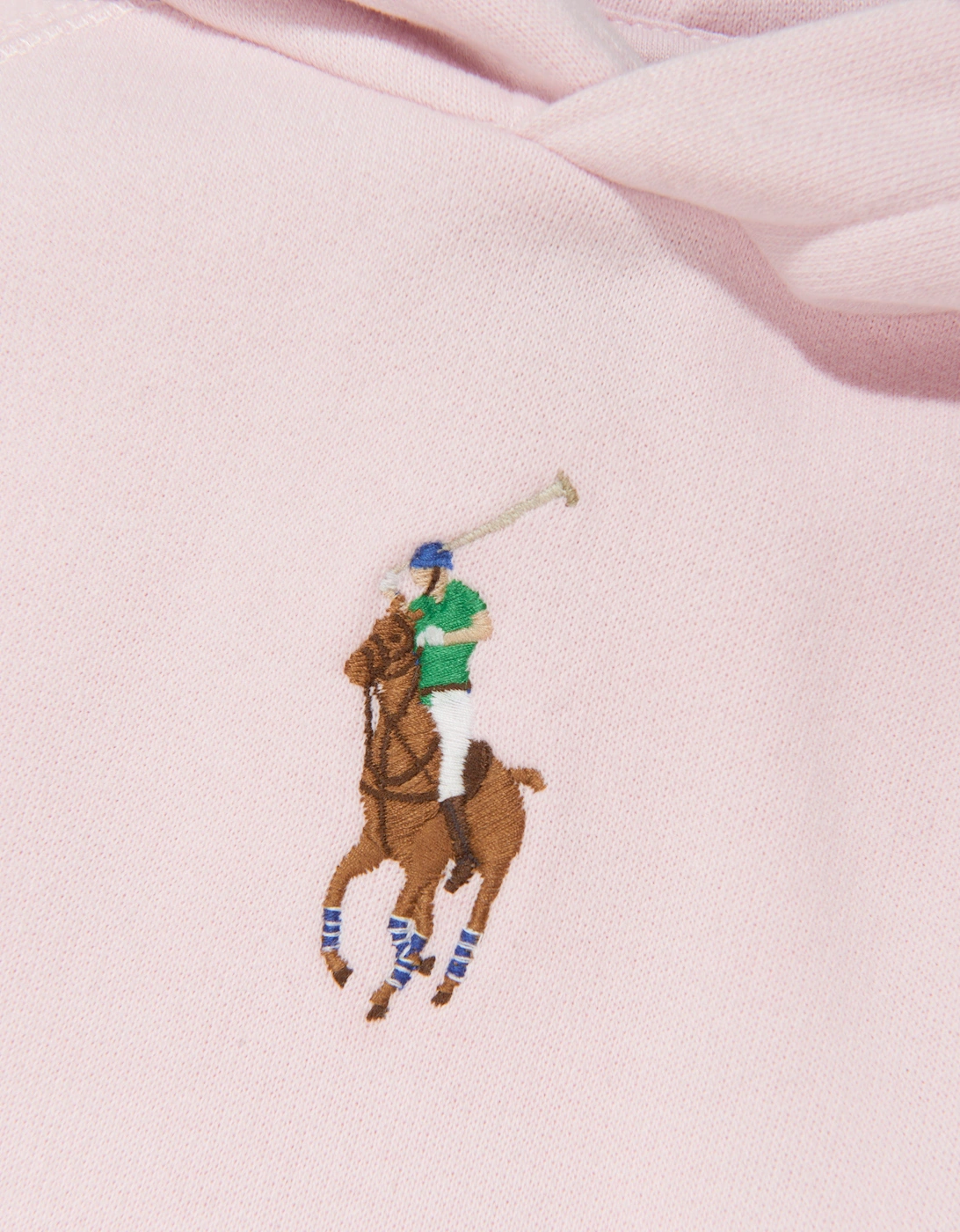 Girls Big Pony Hoodie in Pink
