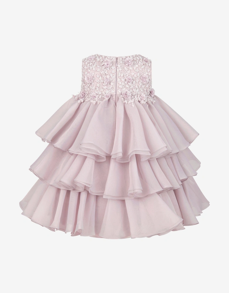 Girls Lumi Dress in Misty Lavender