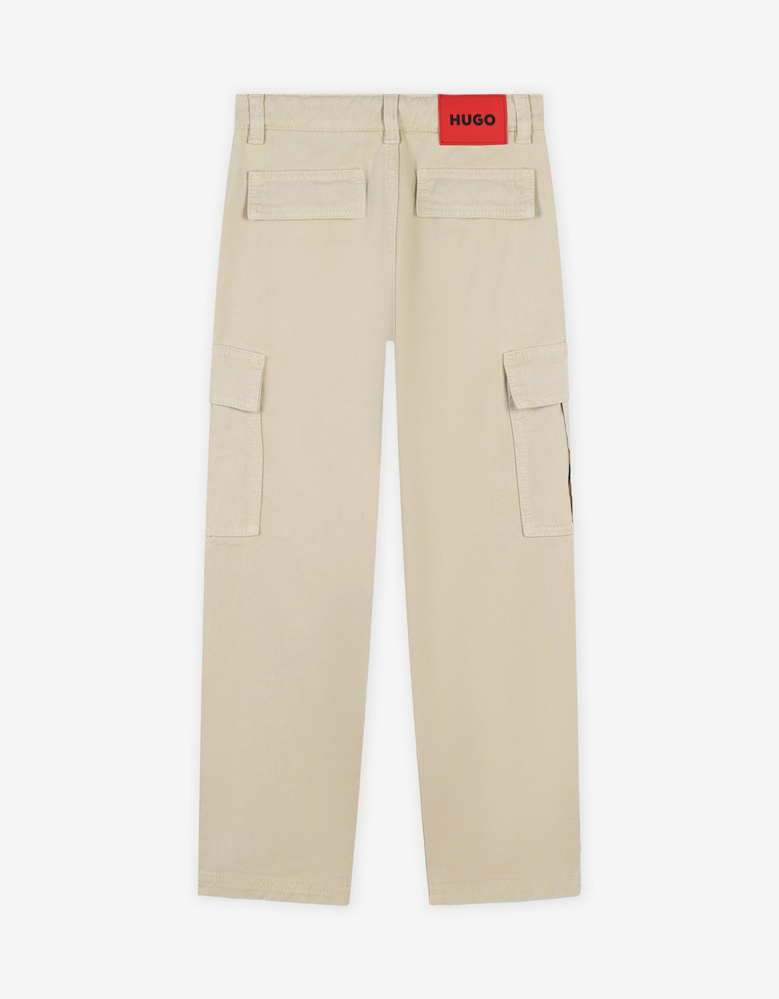 Hugo Boys Loose Pants in Beige