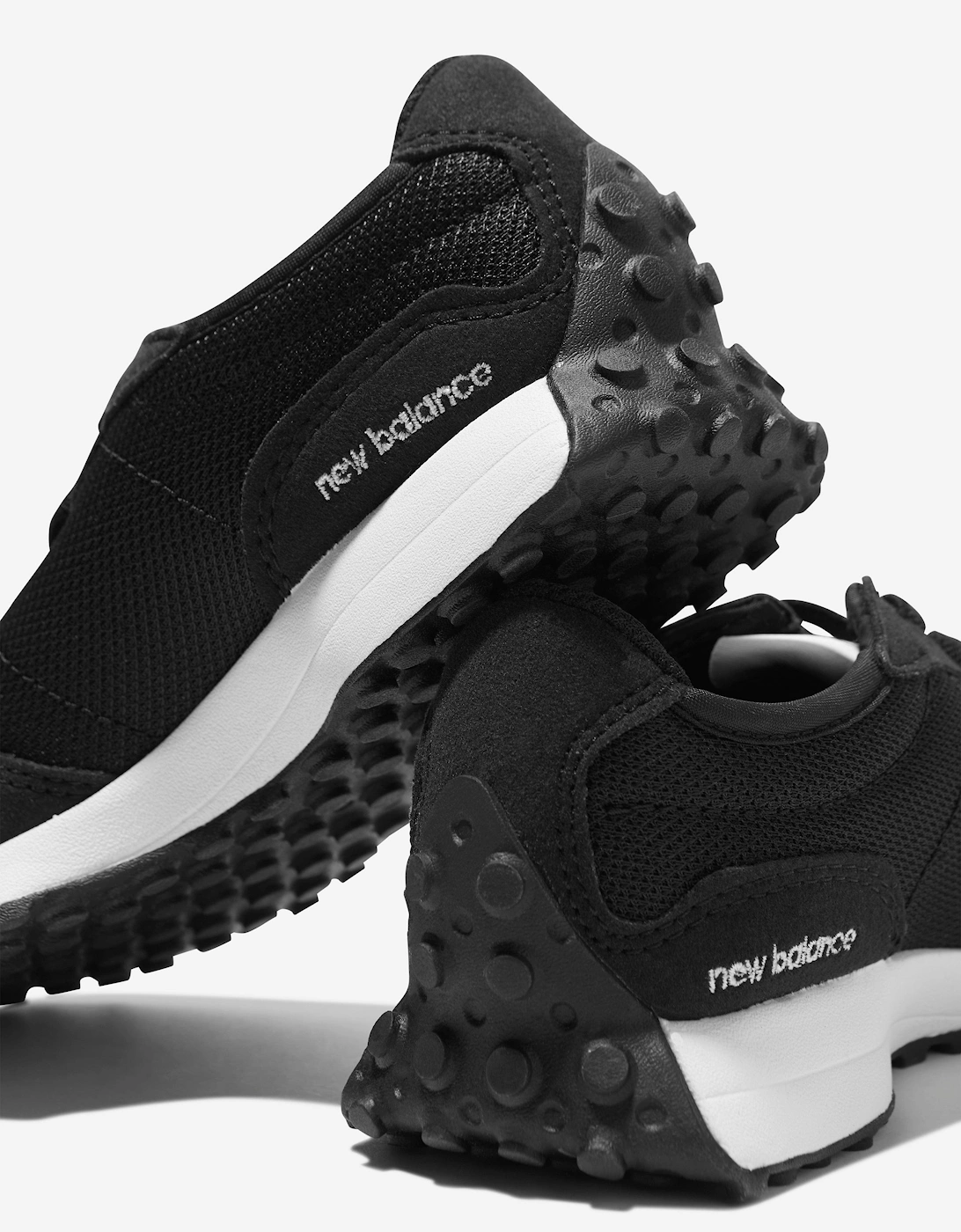 New Balance Unisex Kids Black Kids 327 Trainers In - Eu 32 Uk 13 Us 13.5 - Image 2