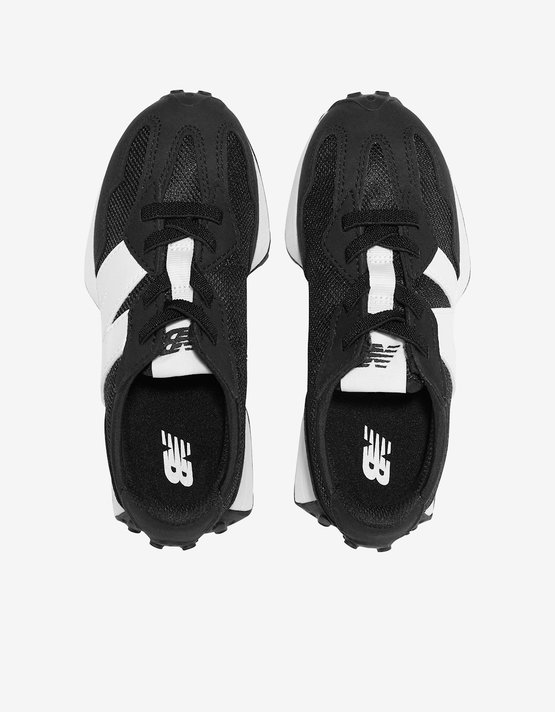 Kids 327 Trainers in Black