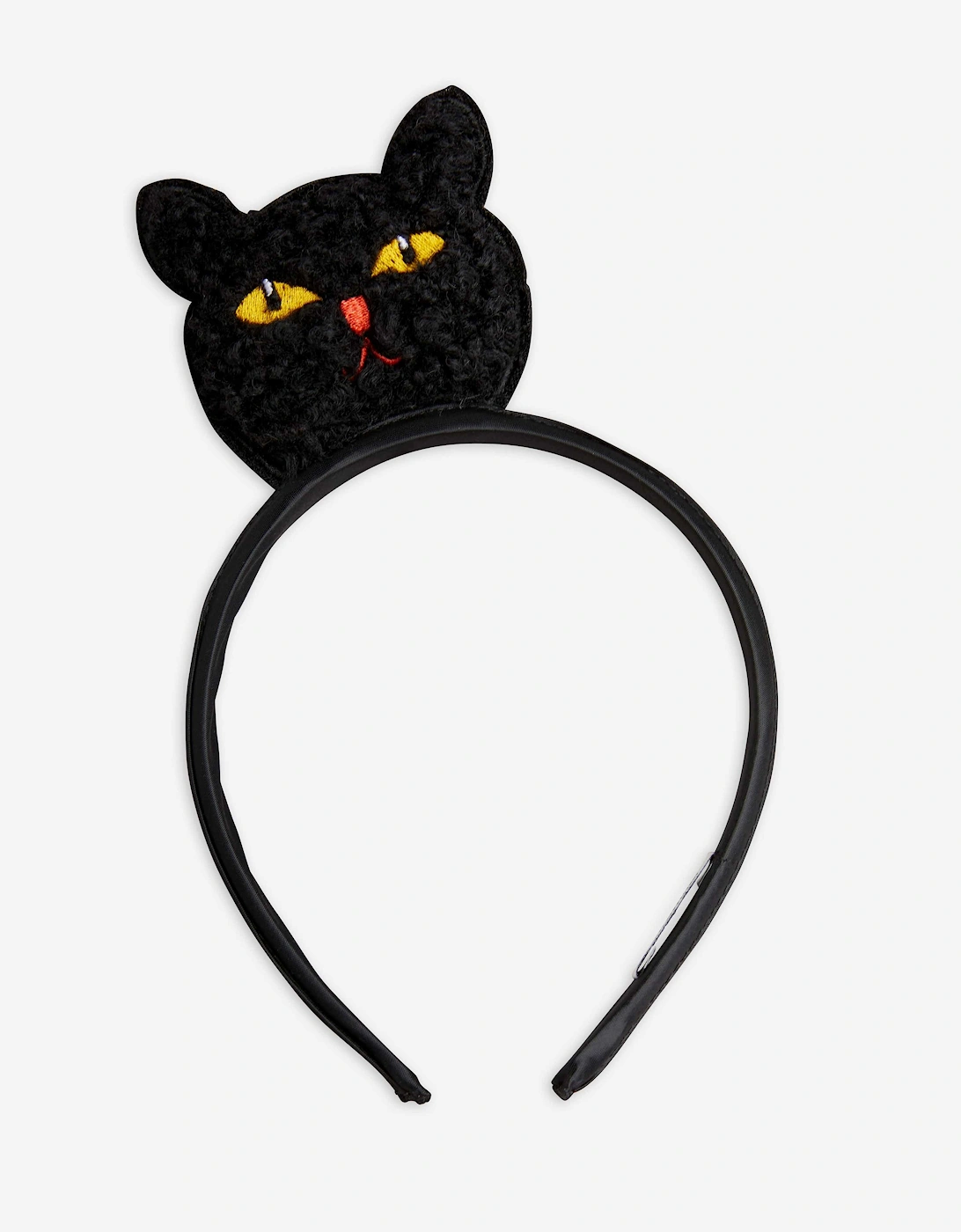 Girls Fluffy Cat Headband in Black, 4 of 3