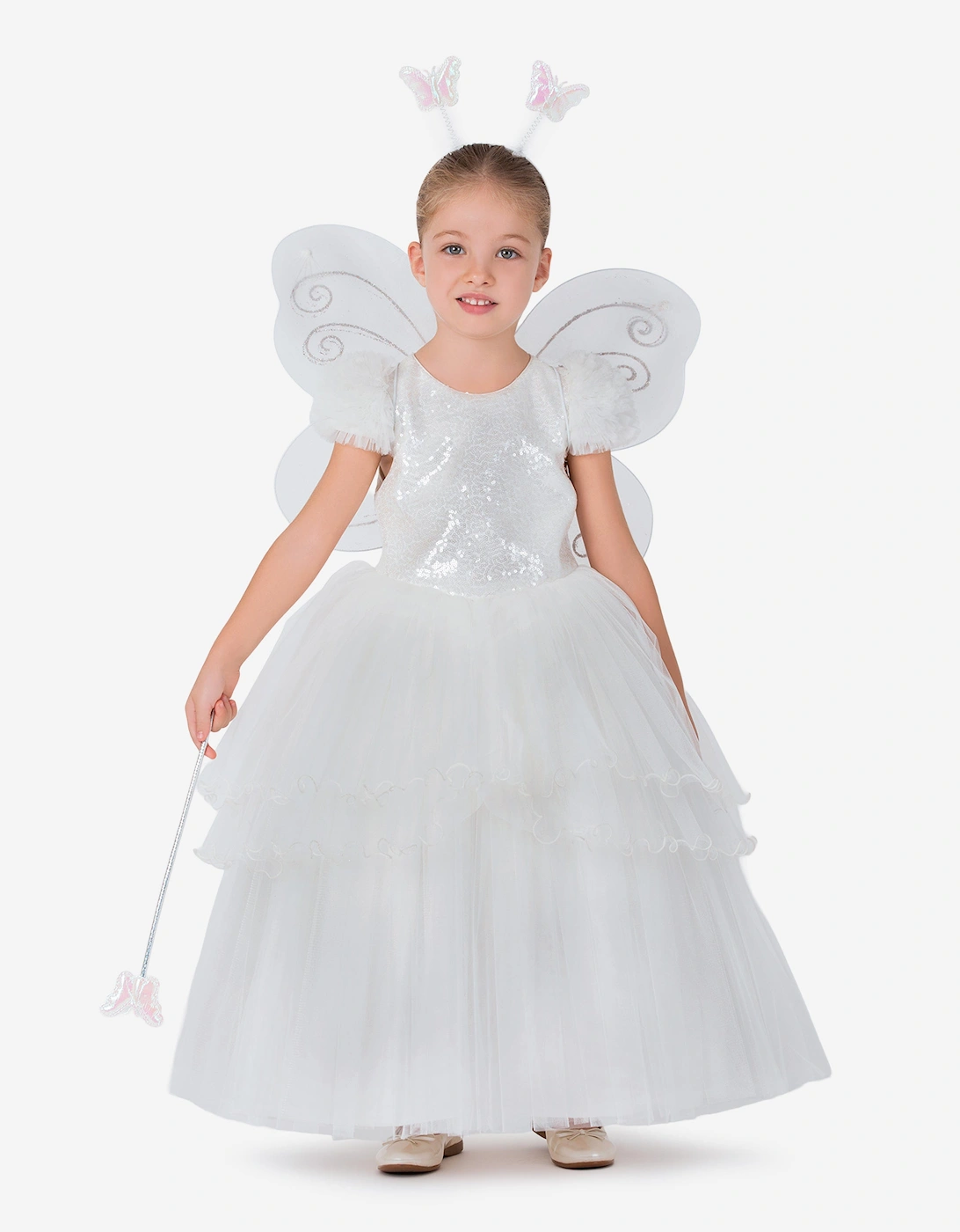 Girls Fairy Costume in White