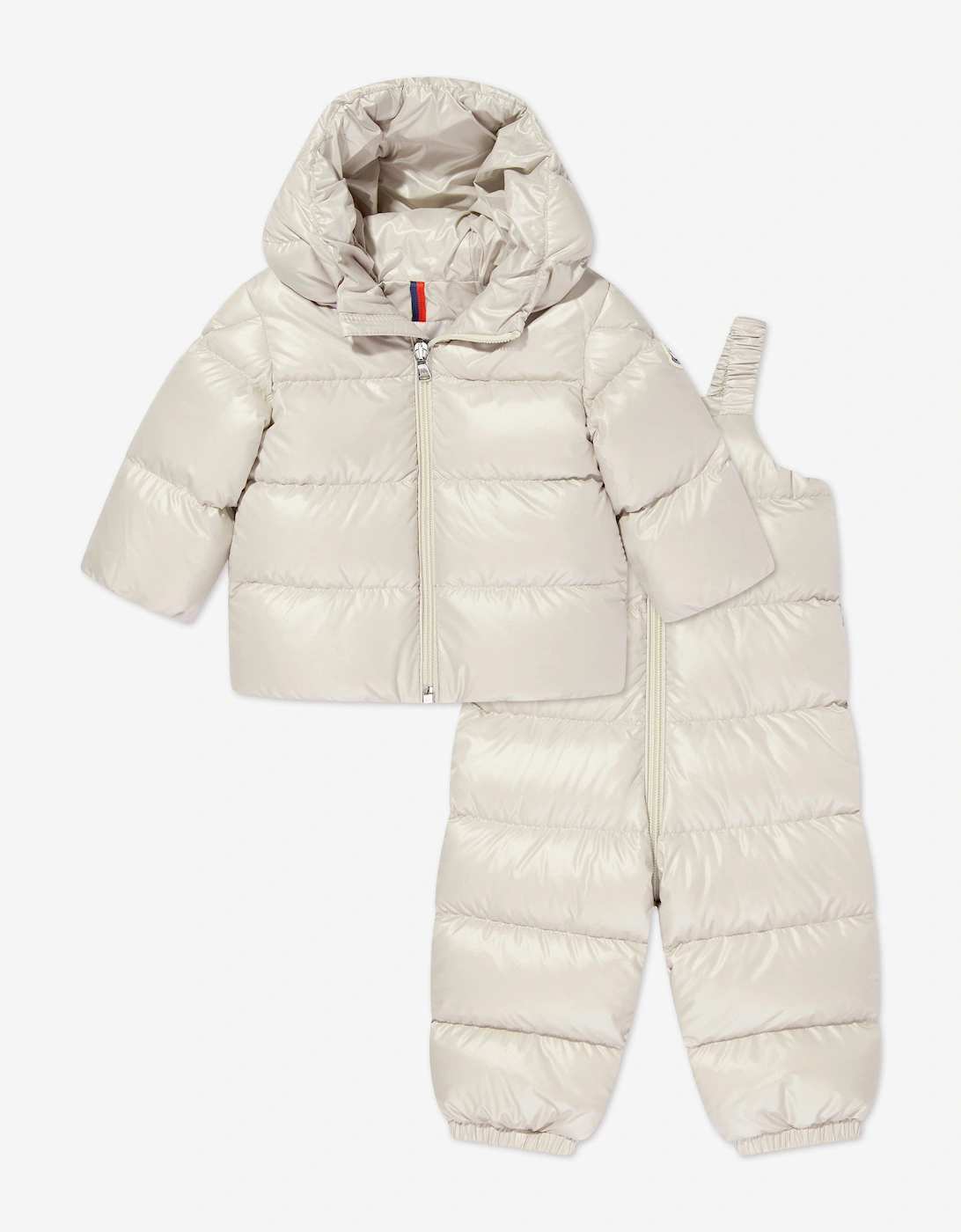 Baby Down Padded Snowsuit in Beige, 5 of 4