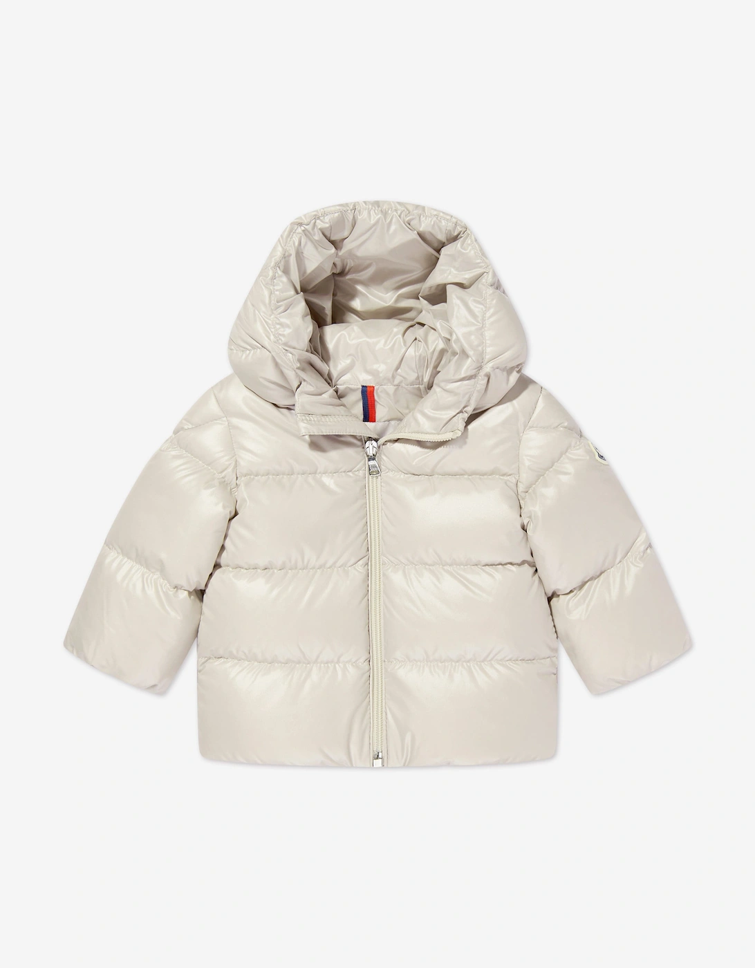 Baby Down Padded Snowsuit in Beige