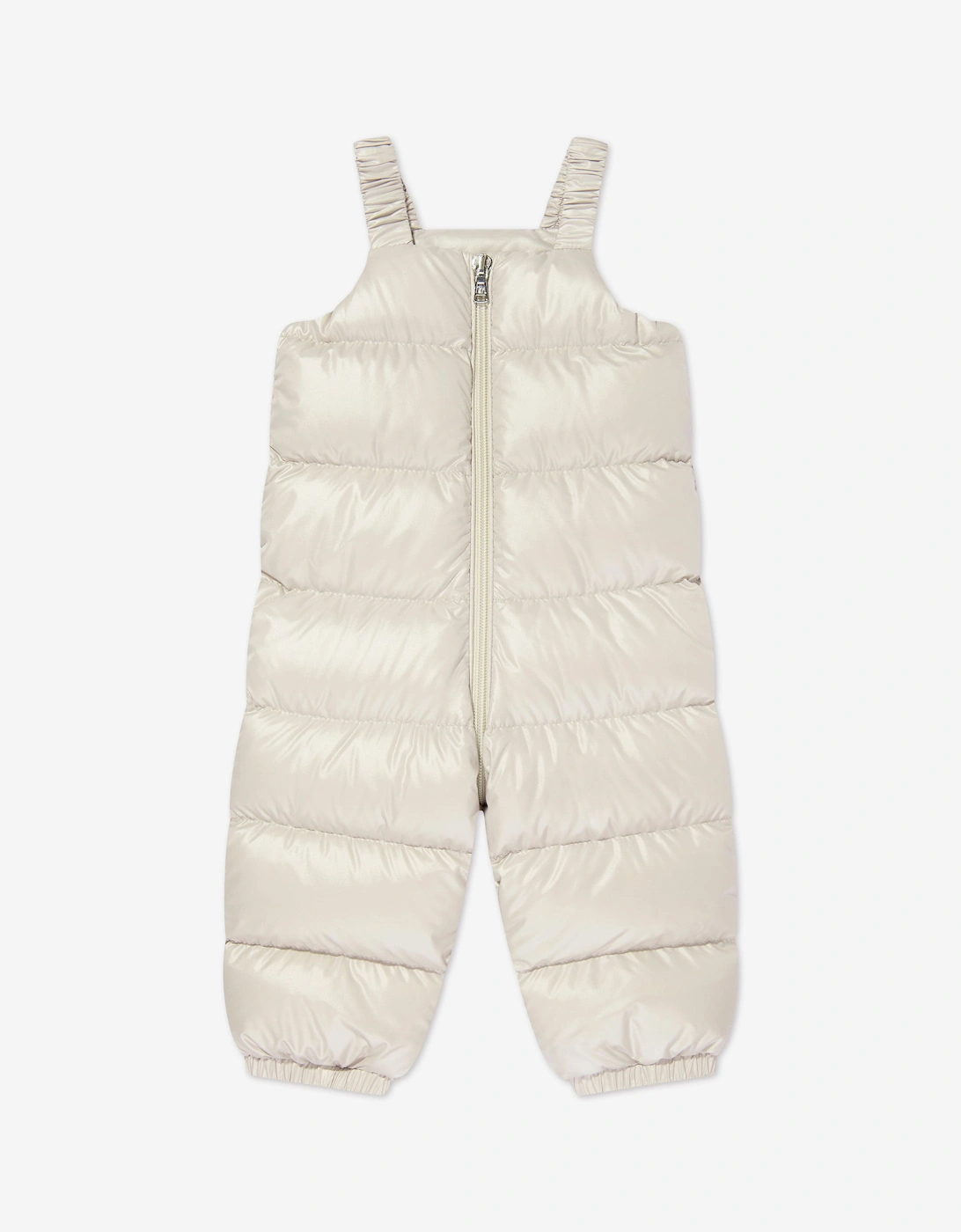 Baby Down Padded Snowsuit in Beige