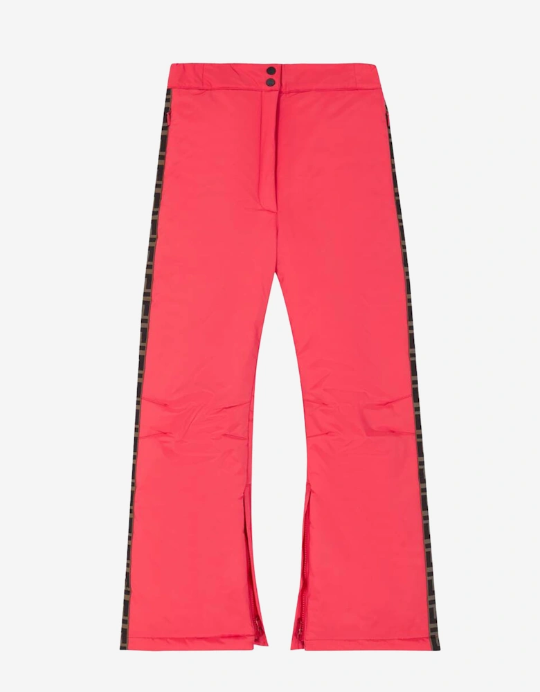 Girls FF Logo Trim Ski Trousers