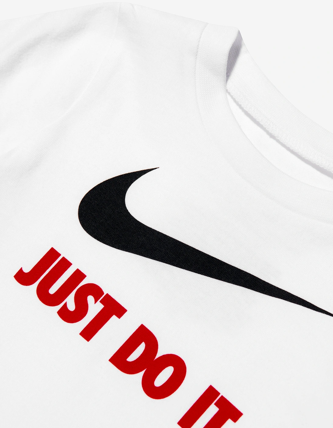 Boys Swoosh JDI T-Shirt in White